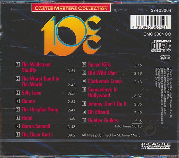 10CC - 10CC Castle Masters Collection