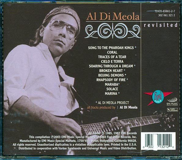 Al Di Meola - Revisited (marked/ltd stock) CD