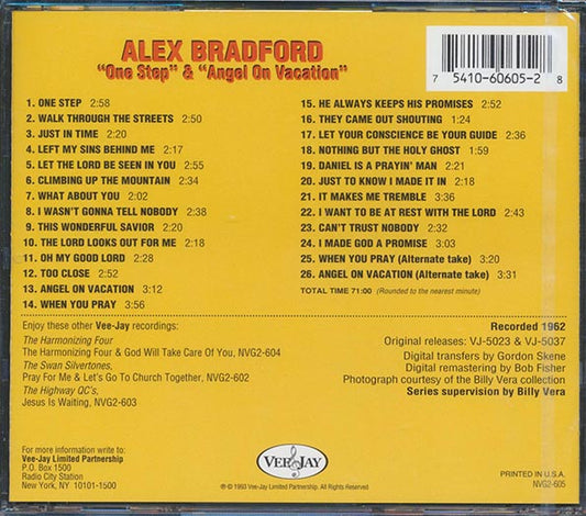 Alex Bradford - One Step & Angel On Vacation (26 tracks)