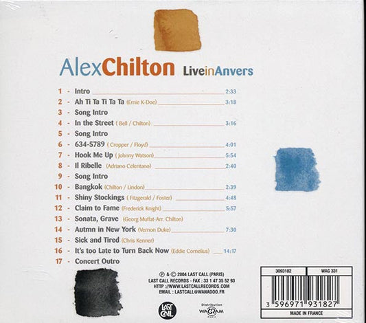 Alex Chilton - Live In Anvers