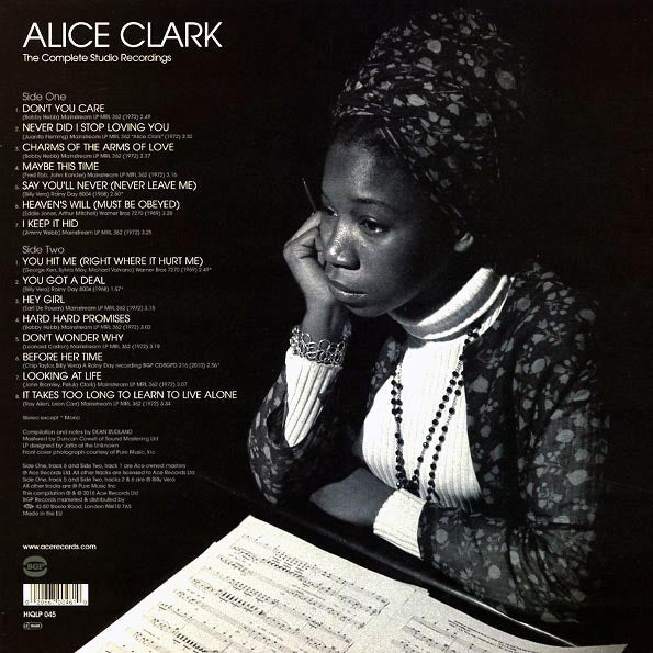 Alice Clark - The Complete Studio Recordings (180g)