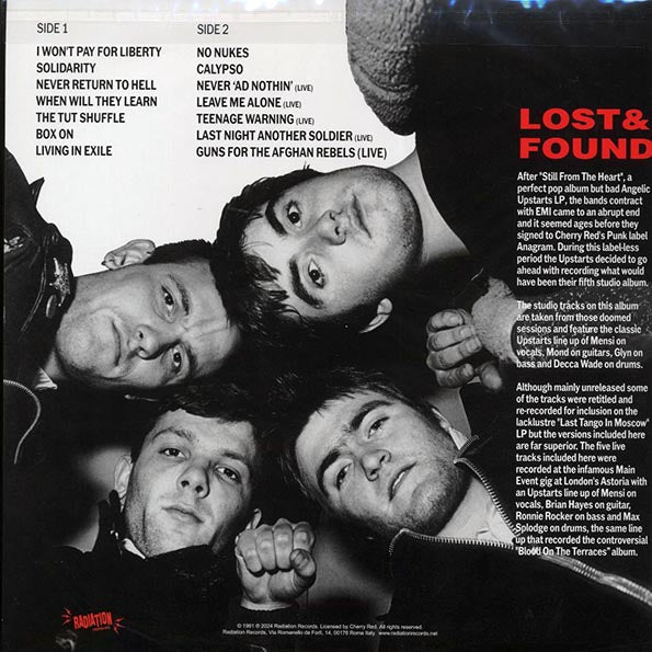 Angelic Upstarts - Lost And Found