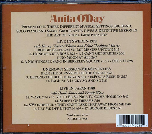 Anita O'Day - Portrait Of A Jazz Singer