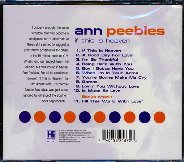 Ann Peebles - If This Is Heaven