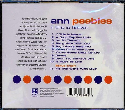 Ann Peebles - If This Is Heaven