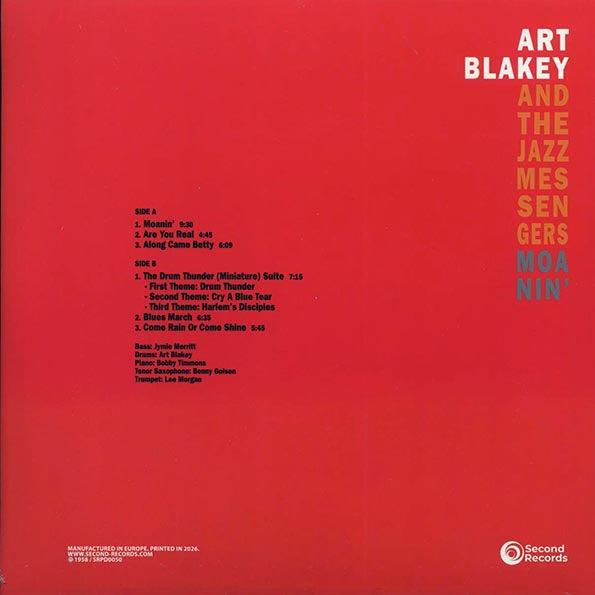 Art Blakey & The Jazz Messengers - Moanin' (180g)