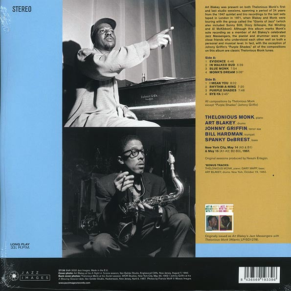 Art Blakey, Thelonious Monk - Jazz Connection (+2 bonus tracks) (ltd. ed.) (180g)