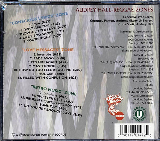 Audrey Hall - Reggae Zones