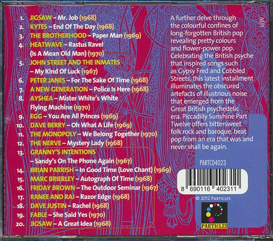 Ayshea, Jigsaw, Fable, Egg, A New Generation, Etc. - Piccadilly Sunshine Part 12: British Pop Psych And Other Flavours 1967-1970