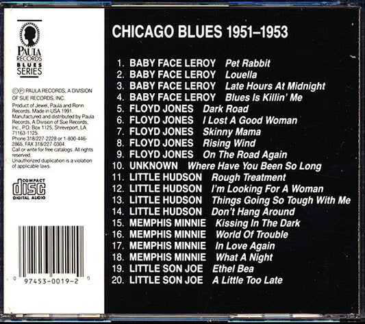 Baby Face Leroy, Floyd Jones, Little Hudson, Memphis Minnie, Little Son Joe - Blues Is Killin' Me (20 tracks)