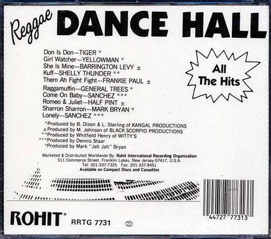 Barrington Levy, Half Pint, Shelly Thunder, General Trees, Etc. - Reggae Dance Hall: All The Hits