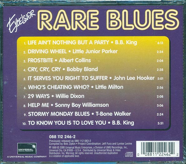BB King, Albert Collins, Willie Dixon, Etc. - Excelsior Rare Blues