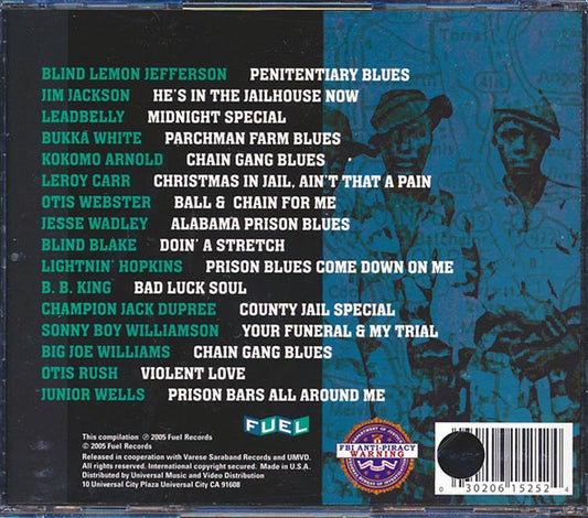 BB King, Junior Wells, Blind Blake, Big Joe Williams, Blind Lemon Jefferson - Penitentiary Blues: Songs To Do Hard Time By (marked/ltd stock)