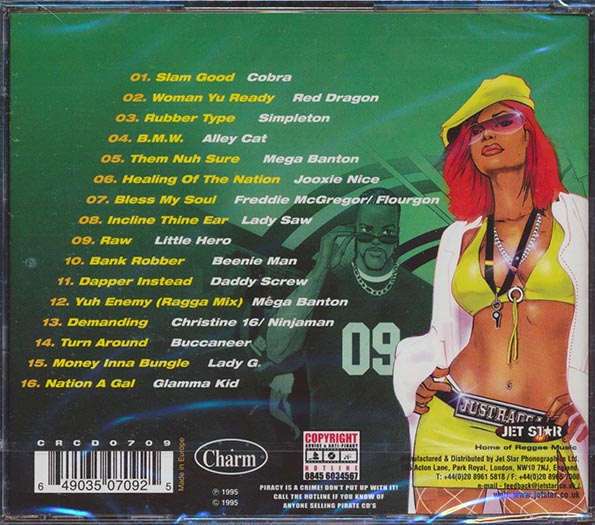 Beenie Man, Lady G, Red Dragon, Ninjaman, Etc. - Just Ragga Volume 9