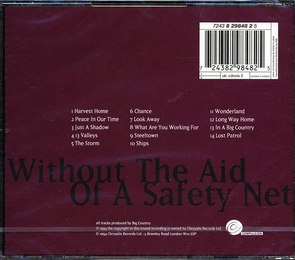 Big Country - Without The Aid Of A Safety Net: Live
