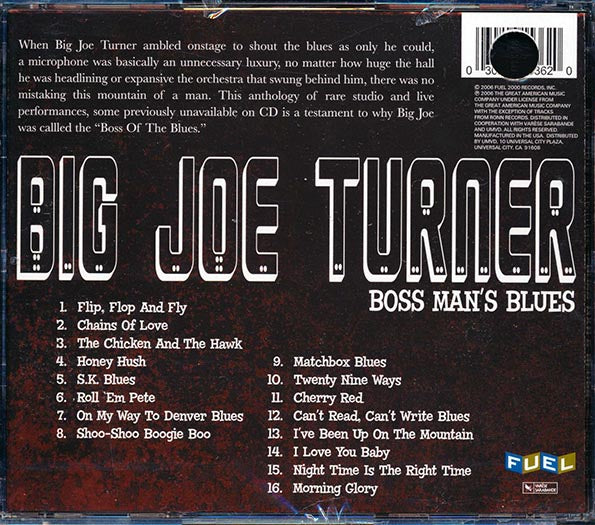 Big Joe Turner - Boss Man's Blues (marked/ltd stock)