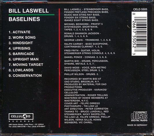Bill Laswell - Baselines CD