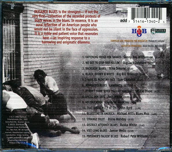 Billie Holiday, Big Bill Broonzy, Junior Wells, Etc. - Defiance Blues: Livin' In The House Of Blues