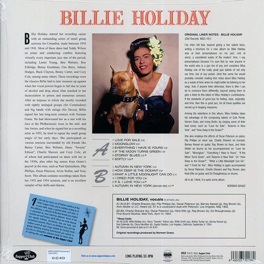 Billie Holiday - Billie Holiday (+4 bonus tracks) (ltd. ed.) (180g)