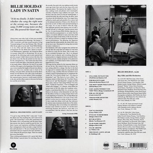 Billie Holiday - Lady In Satin (ltd. ed.) (180g) (remastered)