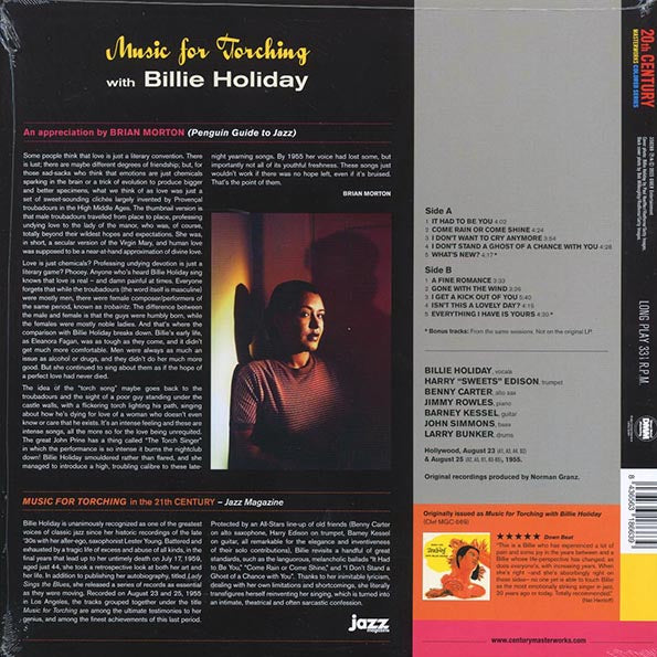 Billie Holiday - Music For Torching (+2 bonus tracks) (ltd. ed.) (180g) (pink vinyl)