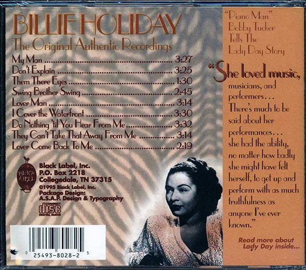 Billie Holiday - The Original Authentic Recordings