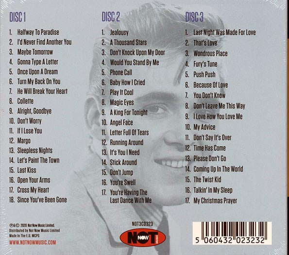 Billy Fury - The Very Best Of Billy Fury: 52 Original Recordings (52 tracks) (3xCD) (deluxe 3-fold digipak)