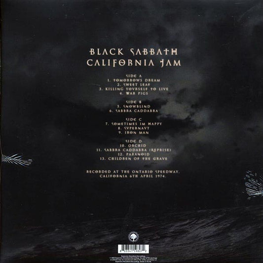 Black Sabbath - California Jam: Ontario Speedway, California, 5th April 1974 (ltd. ed.) (2xLP) (clear vinyl)