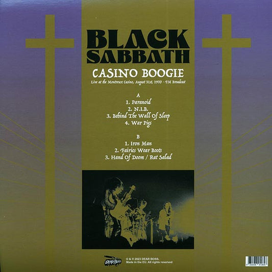 Black Sabbath - Casino Boogie: Live At The Montreux Casino, August 31st 1970 FM Broadcast (colored vinyl)