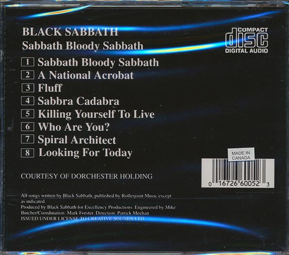 Black Sabbath - Sabbath Bloody Sabbath