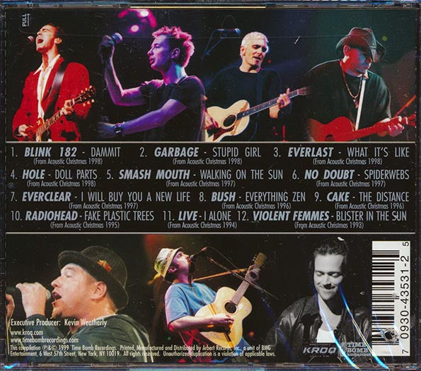 Blink-182, Everclear, Violent Femmes, Garbage, Smash Mouth, Etc. - The Best Of KROQ Almost Acoustic Christmas (marked/ltd stock)