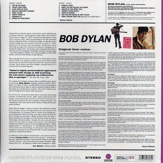 Bob Dylan - Bob Dylan (+2 bonus tracks) (ltd. ed.) (180g) (purple vinyl)