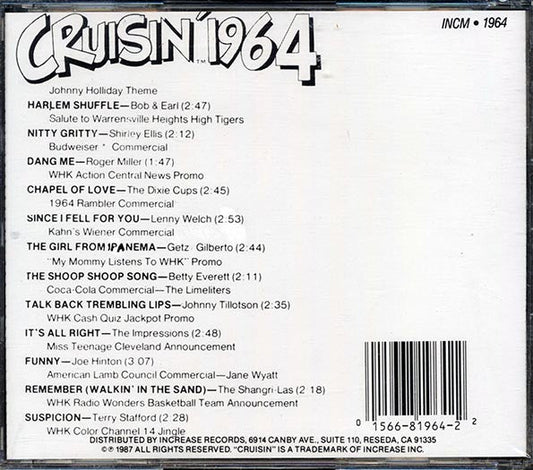 Bob & Earl, Shirley Ellis, Roger Miller, Etc. - Cruisin' 1964