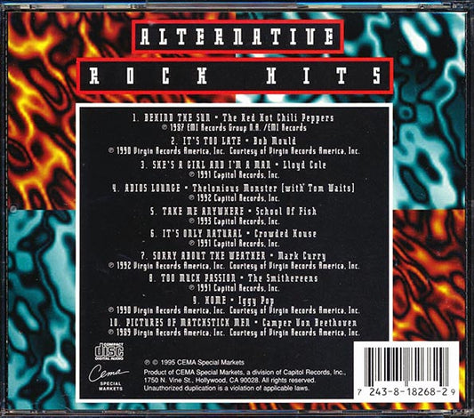 Bob Mould, The Red Hot Chili Peppers, Iggy Pop, Crowded House, Etc. - Alternative Rock Hits