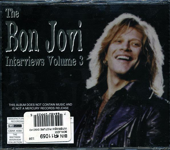 Bon Jovi - The Bon Jovi Interviews Volume 3