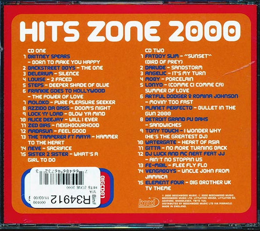 Britney Spears, Backstreet Boys, Delerium, Fatboy Slim, Etc. - Hits Zone 2000 (30 tracks) (2xCD)