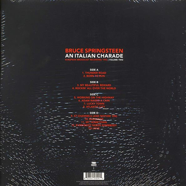 Bruce Springsteen - An Italian Charade Volume 2 (2xLP)