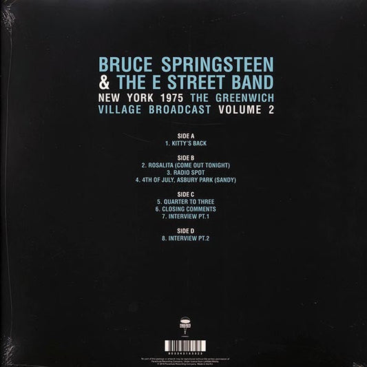 Bruce Springsteen & The E Street Band - New York 1975 Volume 2: The Greenwich Village Broadcast (2xLP)