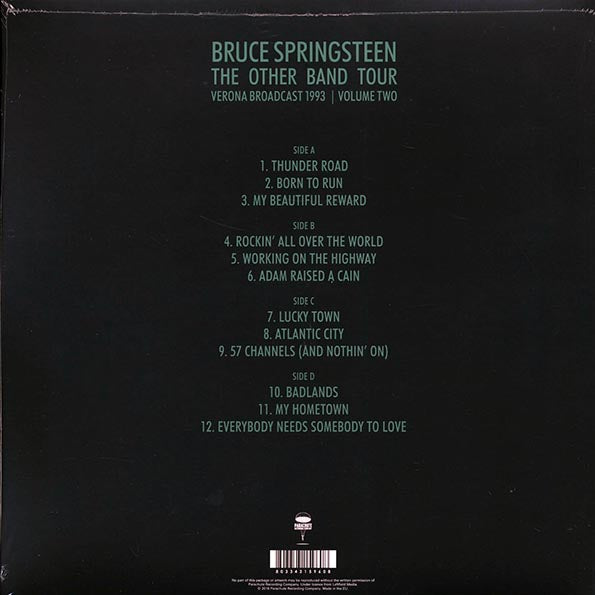 Bruce Springsteen - The Other Band Tour Volume 2: Verona Broadcast 1993 (2xLP)