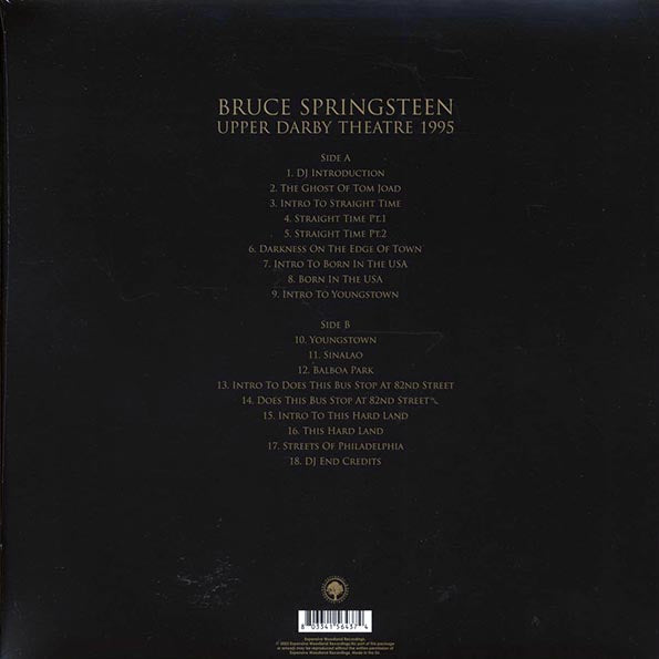 Bruce Springsteen - Upper Darby Theatre 1995