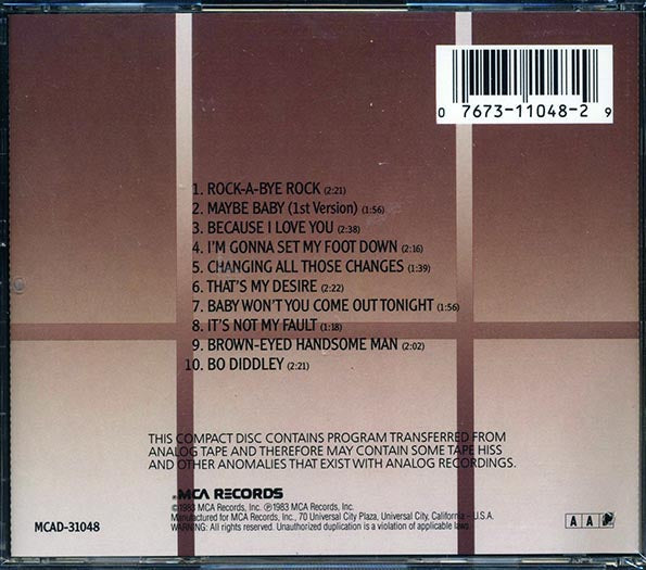 Buddy Holly - For The First Time Anywhere