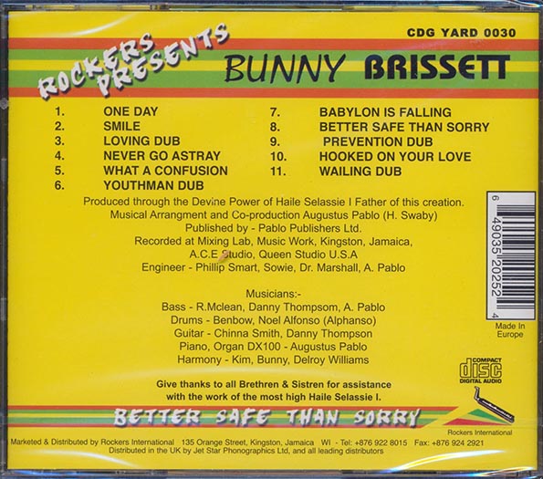 Bunny Brissett - Better Safe Than Sorry
