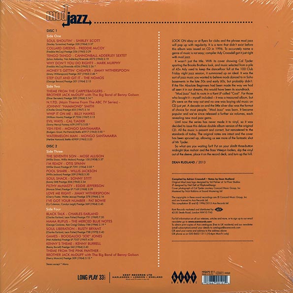 Cal Tjader, Sonny Stitt, Billy Hawks, The Nomos, Etc. - Mod Jazz (2xLP) (180g) (colored vinyl)