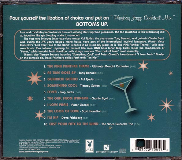 Cal Tjader, Vince Guaraldi Trio, King Curtis, Etc. - Playboy Jazz-Cocktail Mix (marked/ltd stock)