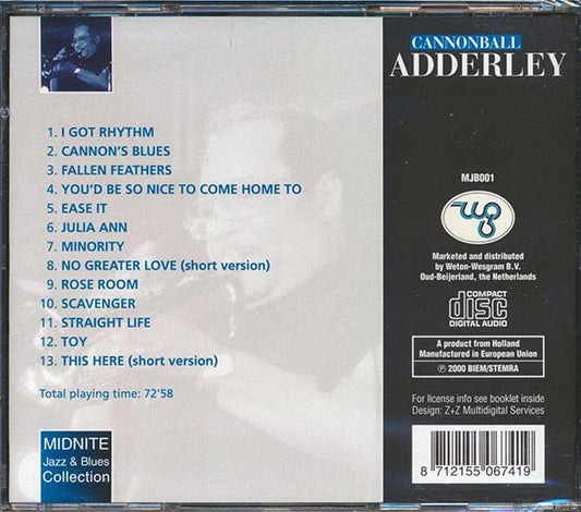 Cannonball Adderley - Bebop Jazz Classics