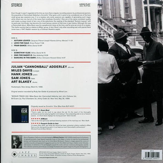 Cannonball Adderley, Miles Davis - Somethin' Else (+bonus track) (ltd. ed.) (180g)