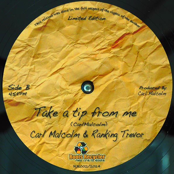 Carl Malcolm, Ranking Trevor - Repatriation (Extended Mix) / Carl Malcolm, Ranking Trevor - Take A Tip From Me (Extended Mix)