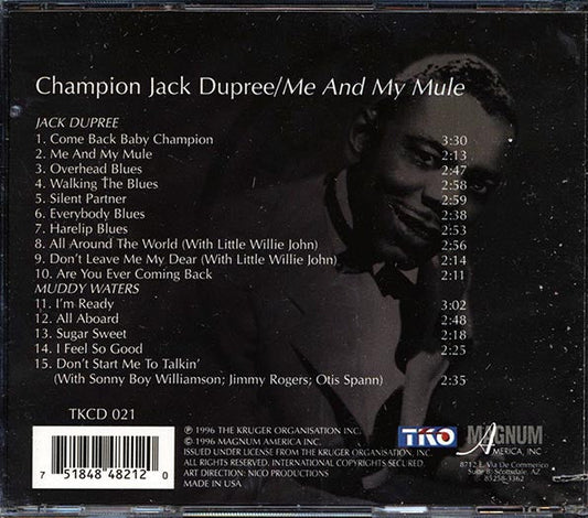 Champion Jack Dupree, Muddy Waters - Me And My Mule (marked/ltd stock)