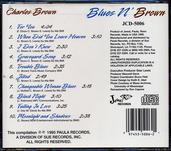 Charles Brown - Blues N' Brown