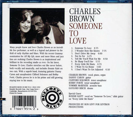 Charles Brown - Someone To Love (marked/ltd stock)